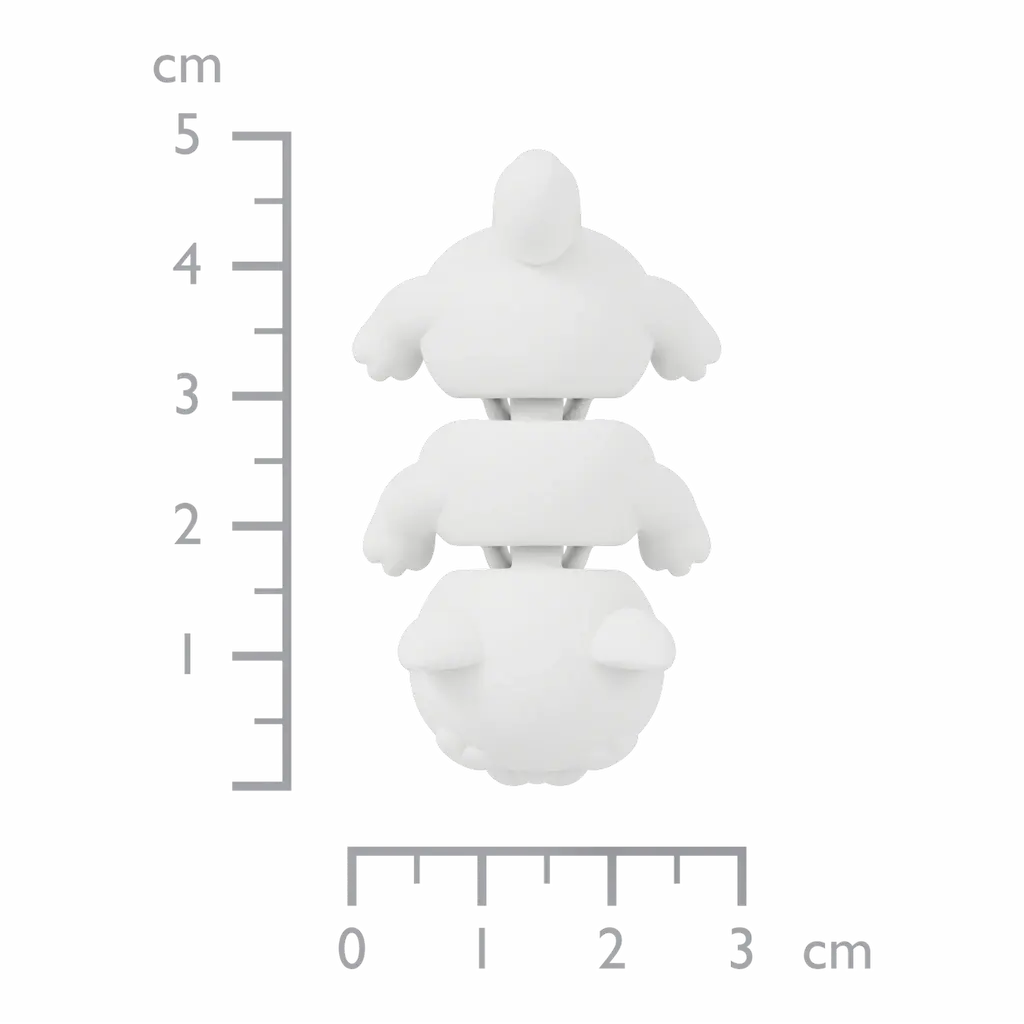 Biscuit, a flexi 3D-printed pet magnet, view 5