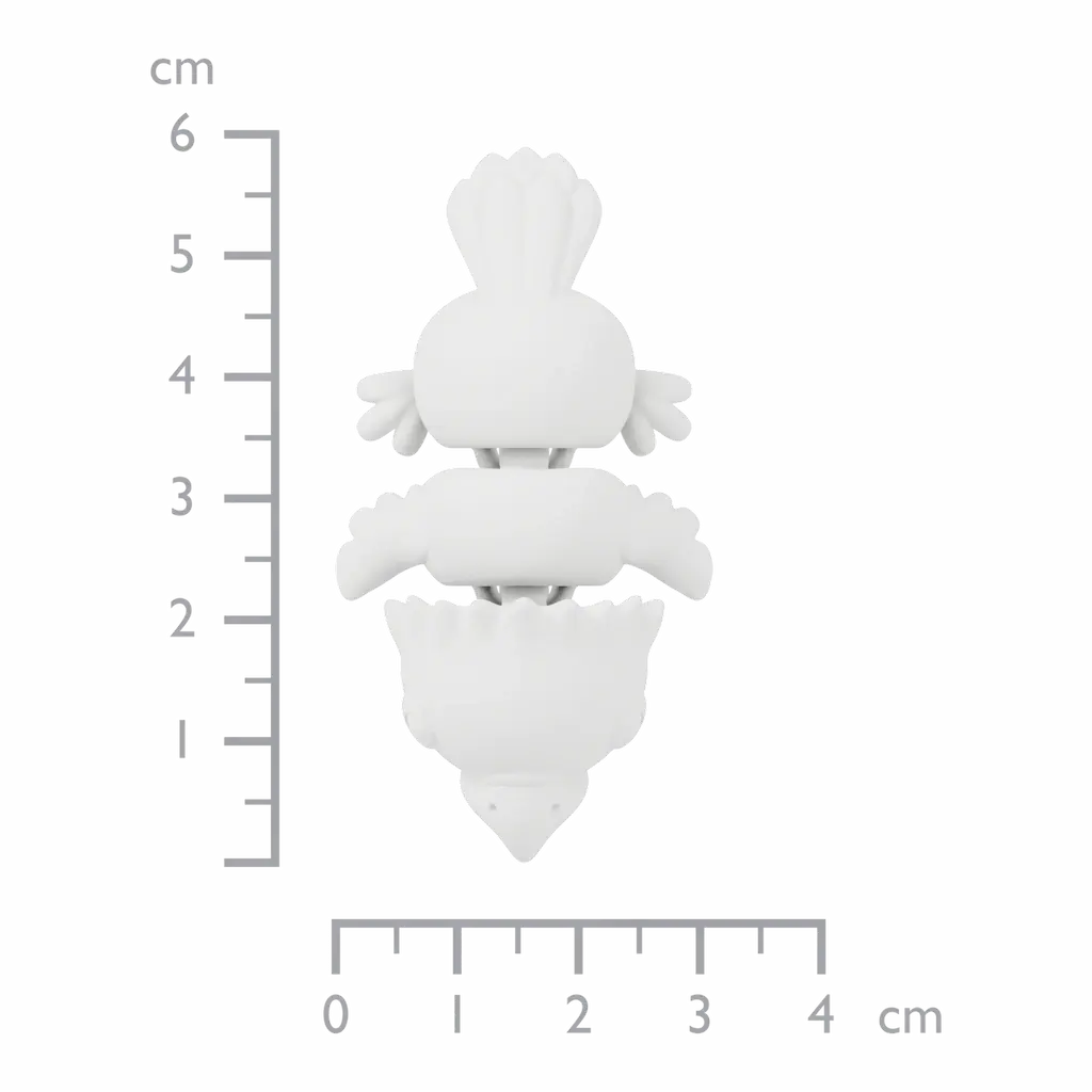 Eagol, a flexi 3D-printed pet magnet, view 5